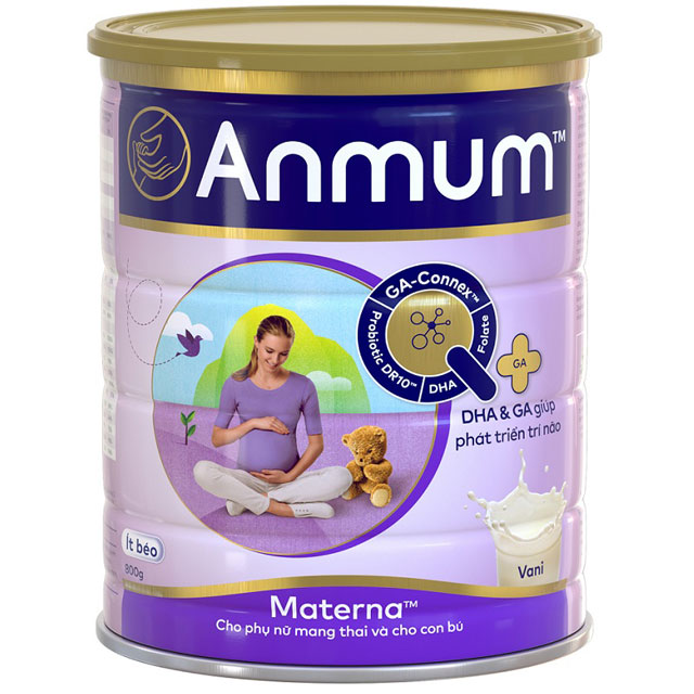 Sữa cho mẹ mang thai Anmum Materna hương Vani lon 800g