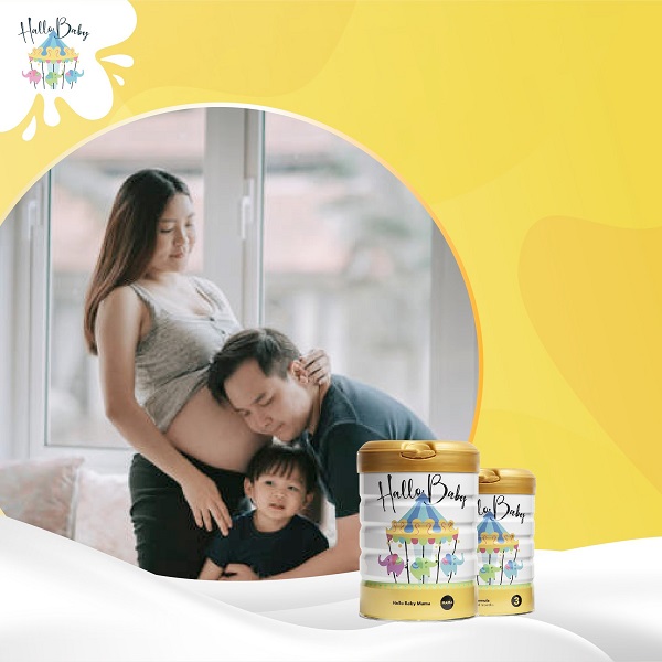 Sữa Hallo Baby mama lon 800g cho mẹ mang thai