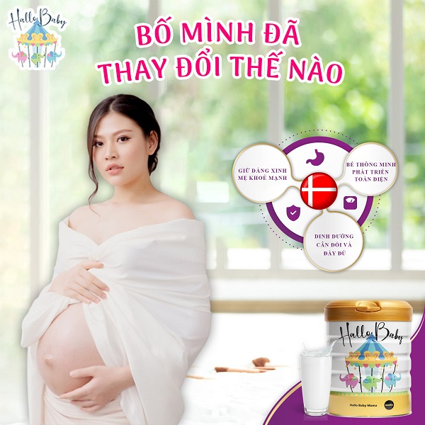 Sữa Hallo Baby mama lon 800g cho mẹ mang thai