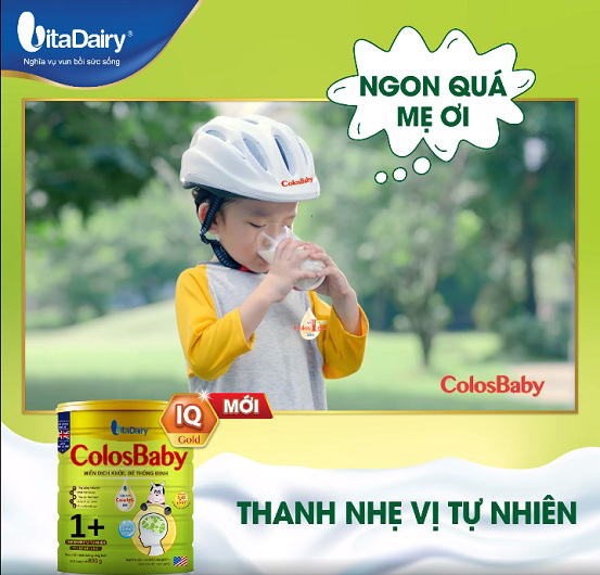 sữa colosbaby iq gold cho trẻ 1-2 tuổi, hộp 800g