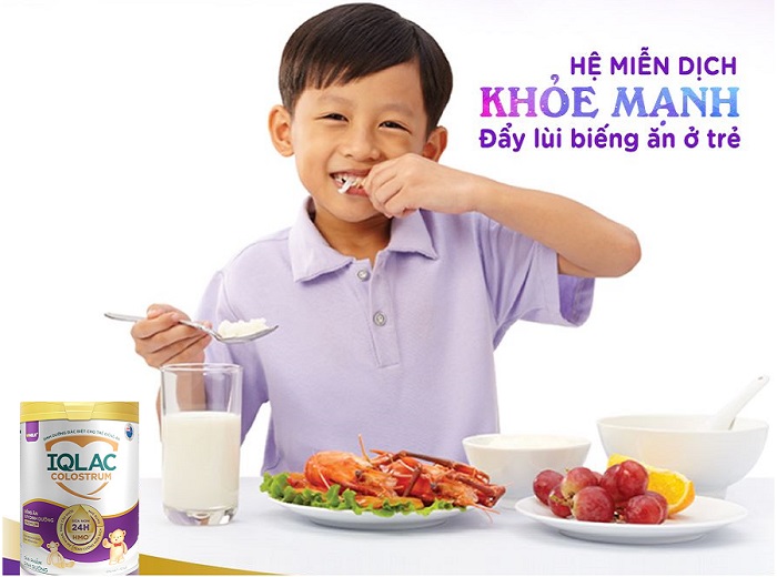 Sữa IQlac Colostrum Premium lon 400g cho trẻ biếng ăn Suy dinh dưỡng