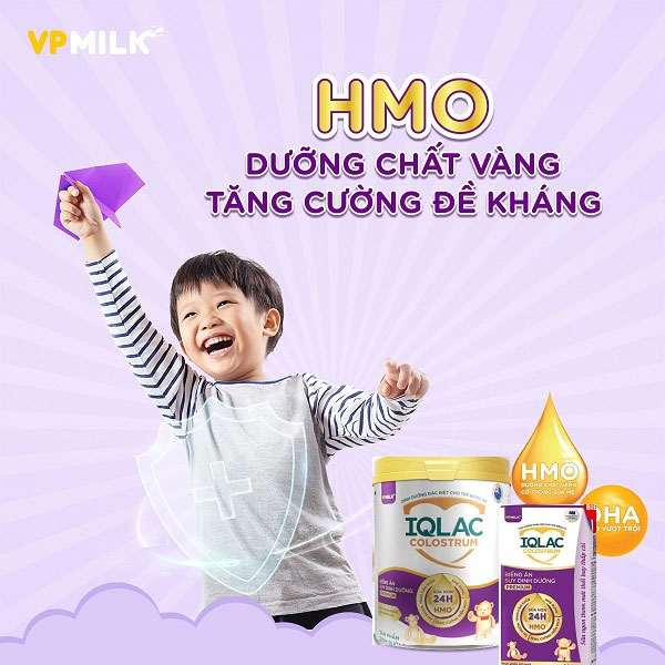 Sữa IQlac Colostrum Premium lon 800g cho trẻ biếng ăn suy dinh dưỡng