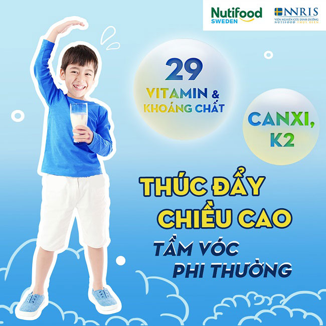 Sữa Nuti Grow Plus Trắng 180ml cho trẻ béo phì