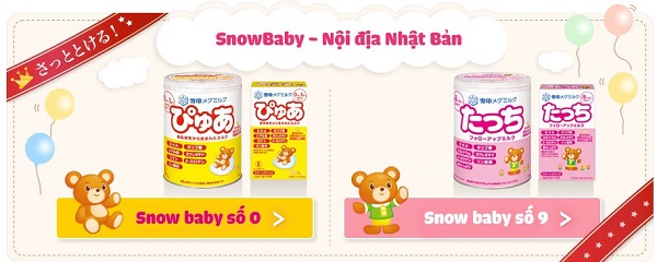 sữa Snow baby nội địa Nhật Bản có tốt không 