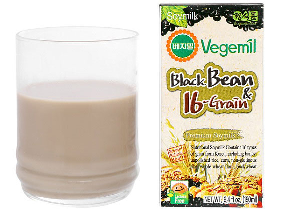 Sữa Đậu Nành Đen và 16 loại ngũ cốc Vegemil, hộp 190ml.