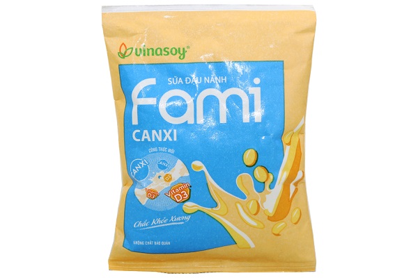 sữa đậu nành Fami canxi bịch 200ml 