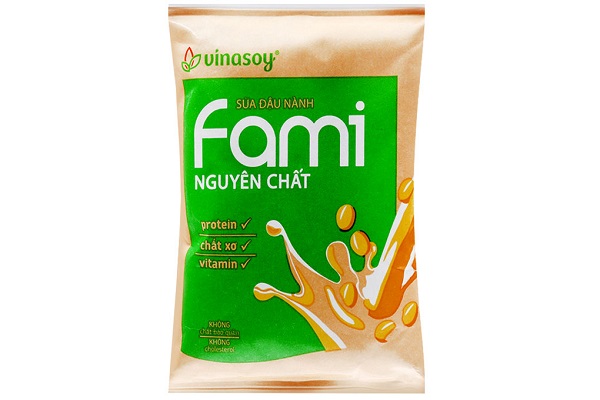 sữa đậu nành Fami nguyên chất bịch 200ml