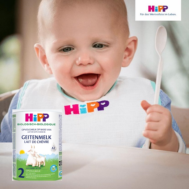 Sữa Dê Hipp Organic số 2 lon 400g cho trẻ 6-12 tháng