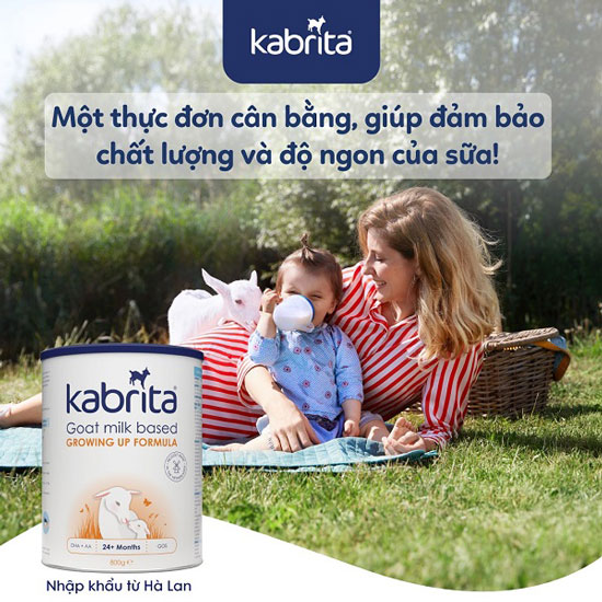 Sữa dê Kabrita số 1 lon 800g cho trẻ 0-12 tháng