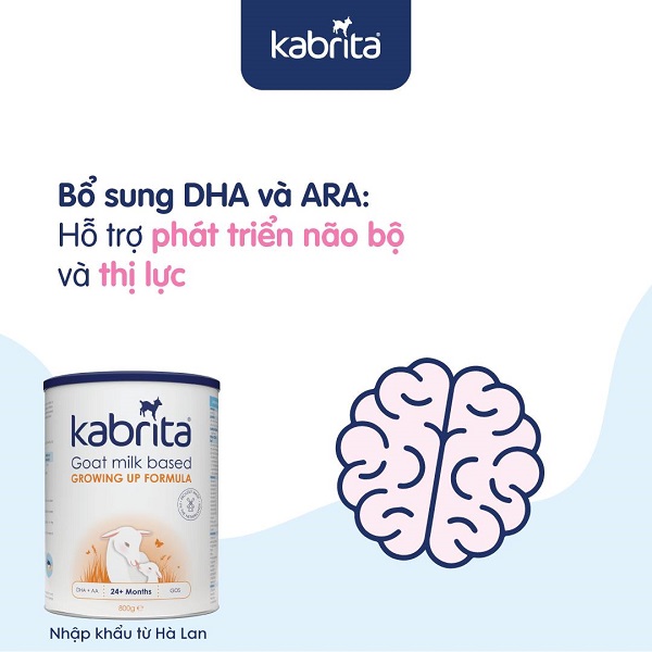 Sữa dê Kabrita số 1 lon 800g cho trẻ 0-12 tháng