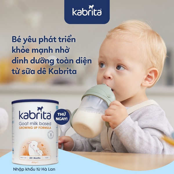 Sữa dê Kabrita số 1 lon 800g cho trẻ 0-12 tháng