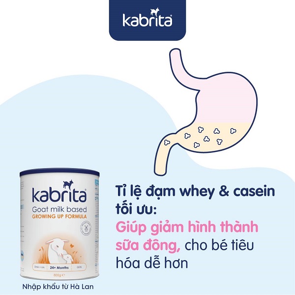 Sữa dê Kabrita số 3 lon 800g cho trẻ từ 24 tháng