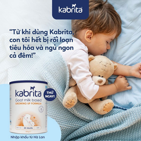 Sữa dê Kabrita số 3 lon 800g cho trẻ từ 24 tháng