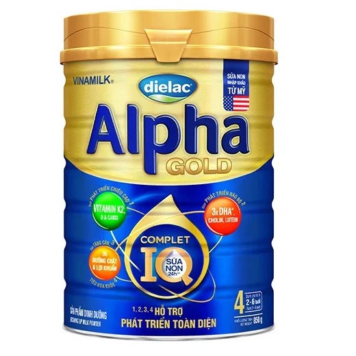 sữa dielac alpha gold số 4 lon 850g cho trẻ từ 2-6 tuổi