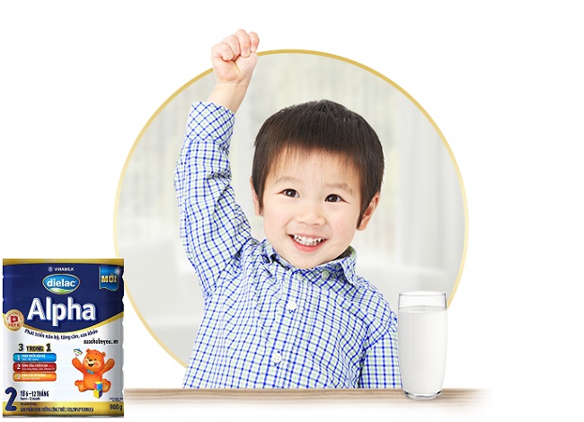Sữa Dielac Alpha số 2 lon 400g cho trẻ 6-12 tháng tuổi