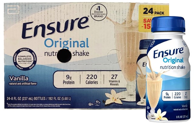 sữa Ensure nước mỹ hương Vani 24 chai 237ml