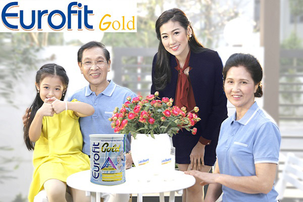 Sữa Eurofit Gold lon 900g dinh dưỡng cho người lớn tuổi