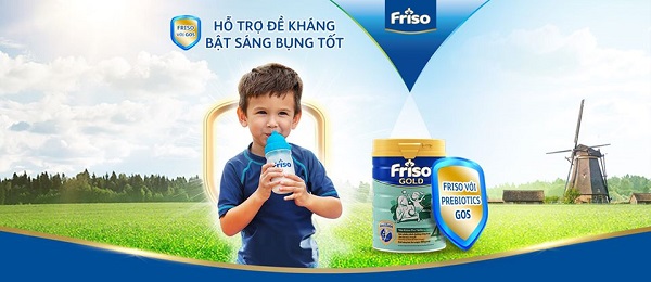 Sữa Frisolac Gold số 2 lon 850g cho trẻ 6-12 tháng