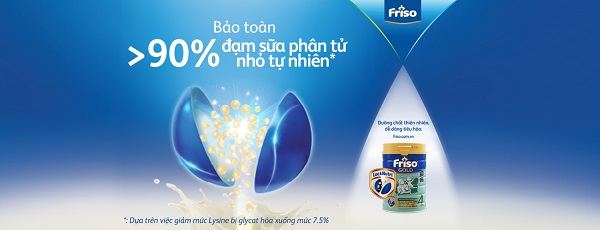 Thùng sữa Frisolac Gold 3 lon 1.4kg cho bé 1-2 tuổi