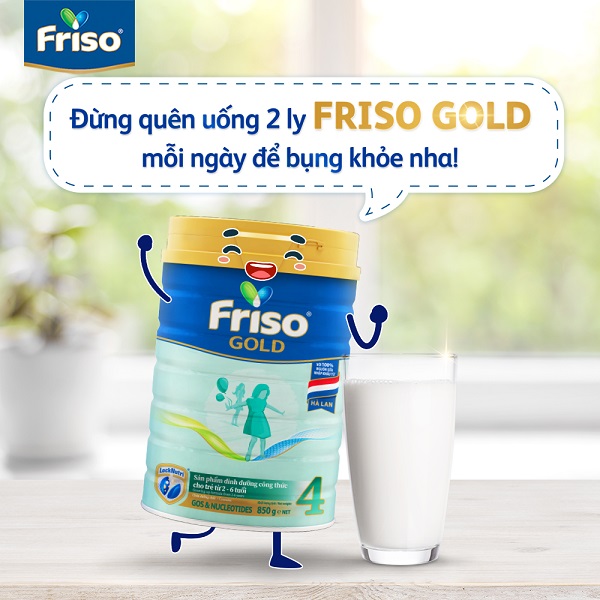 Sữa Frisolac Gold 3 lon 1,4kg cho trẻ 1-2 tuổi