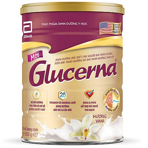 Sữa Glucerena cho người tiểu đường, hộp 850g