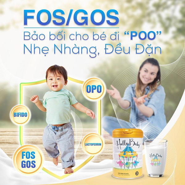 Sữa Hallo Baby số 3 lon 800g trẻ từ 24 tháng