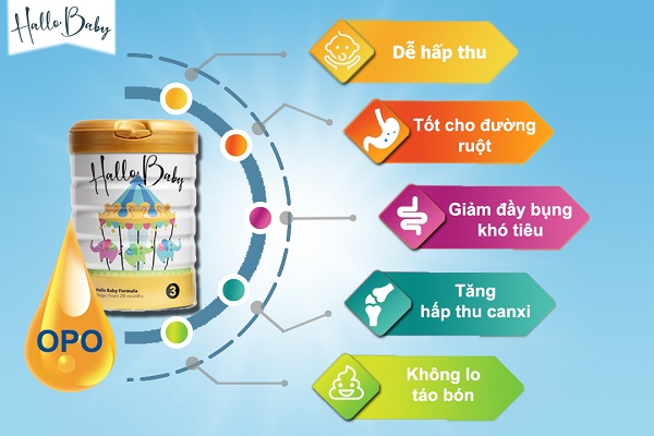 Sữa Hallo Baby số 3 lon 800g trẻ từ 24 tháng