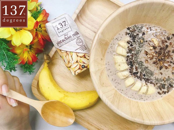 Sữa hạt dẻ cười nguyên chất 137 Degrees hộp 180ml