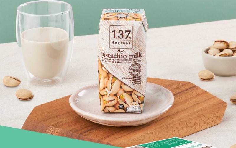 Sữa hạt dẻ cười nguyên chất 137 Degrees hộp 180ml