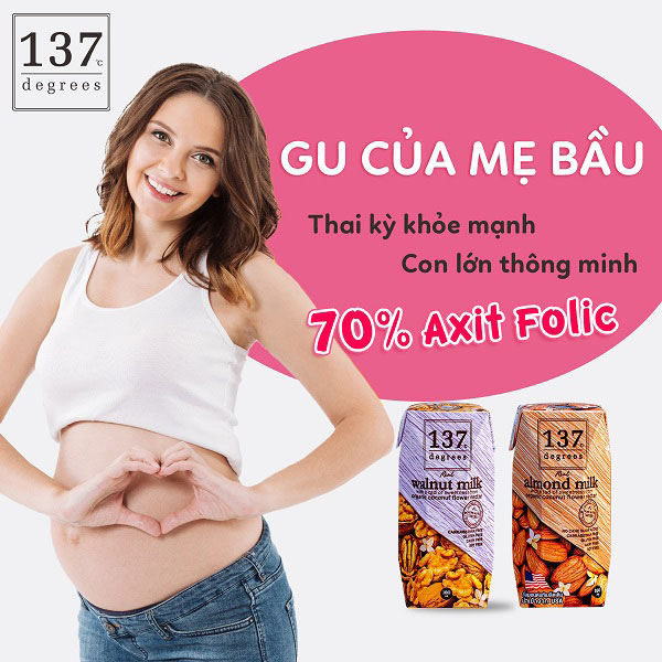 Sữa hạt Hạnh Nhân Không Đường 137 Degrees hộp 1 Lít