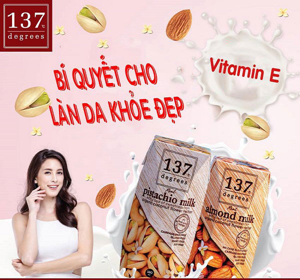 Sữa hạt hạnh nhân nguyên chất 137 Degrees hộp 180ml