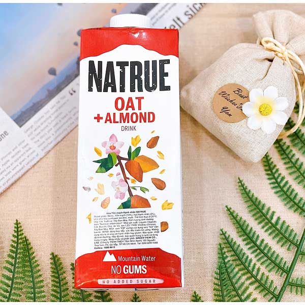 Sữa hạnh nhân yến mạch Natrue Oat Almond drink hộp 1 Lít