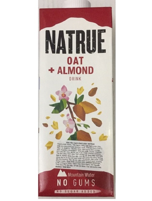 Sữa hạnh nhân yến mạch Natrue Oat Almond drink hộp 1 Lít