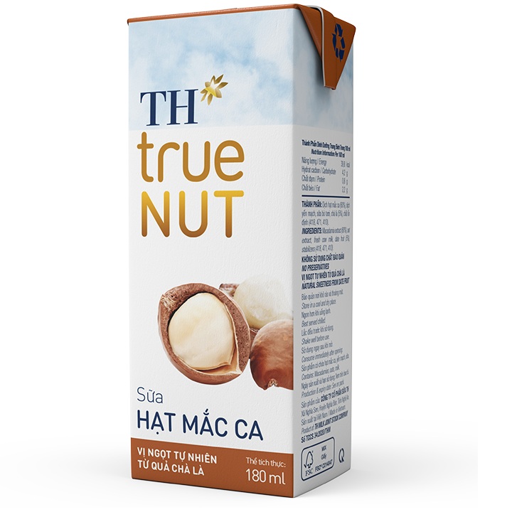 Sữa hạt TH True Nut macca hộp 180ml
