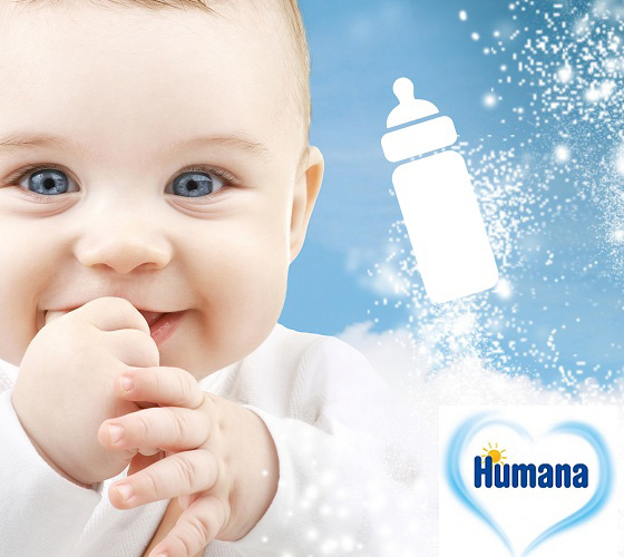 Sữa Humana Gold số 3 cho bé từ 1-9 tuổi lon 800g.