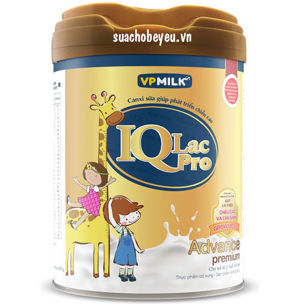 sữa iqlac pro advance premium hương vani lon 900g
