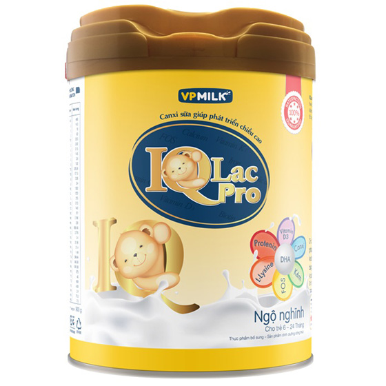 sữa iqlac pro ngộ nghĩnh hộp 400g cho trẻ 6-24 tháng