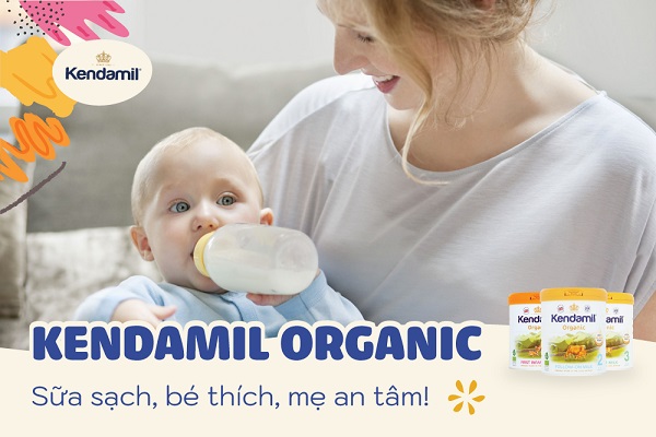 Sữa Kendamil Organic số 3 lon 800g cho trẻ 1-3 tuổi