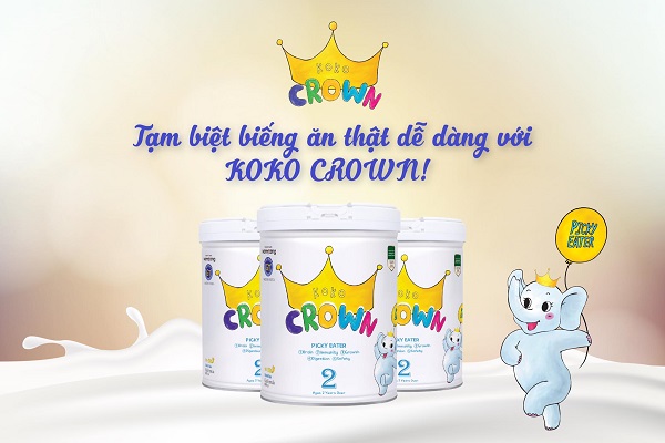 Sữa koko crown picky eater dành cho trẻ biếng ăn 