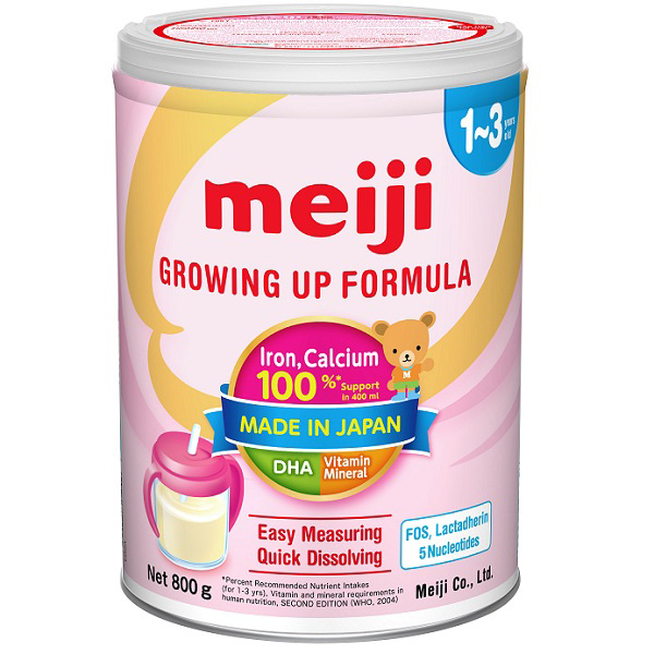 Sữa Meiji Growing Up Formula 800g nhập khẩu cho trẻ 1-3 tuổi