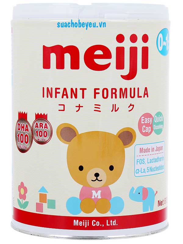 sữa meiji infant formula nhập khẩu cho trẻ 0-1 tuổi
