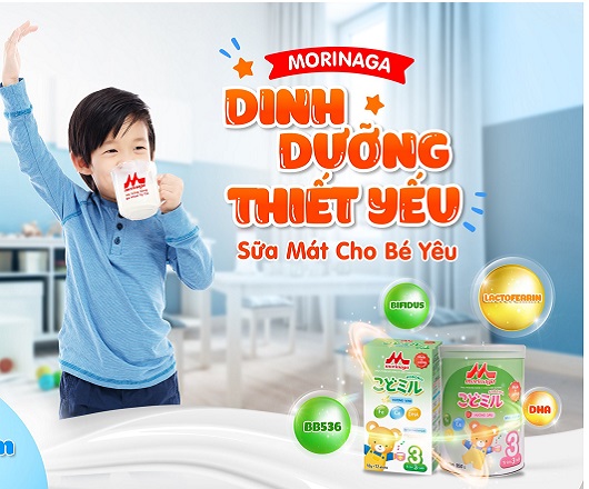 Sữa Morinaga số 2 lon 850g cho trẻ 6-36 tháng