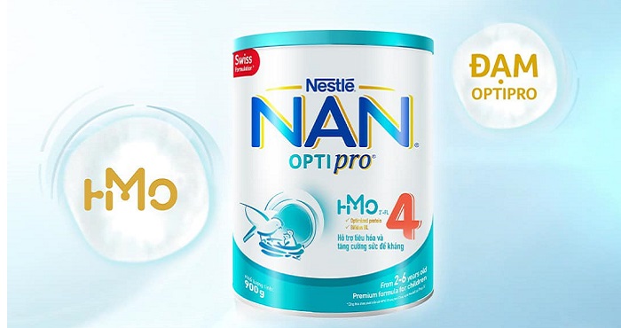 thùng sữa Nan optipro số 3 lon 900g cho trẻ 1 đến 2 tuổi