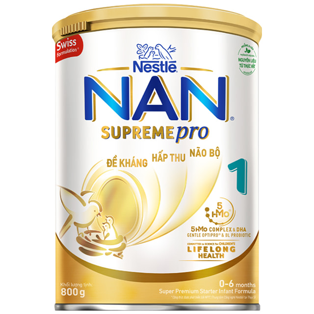 Sữa Nan Supreme pro số 1 800g cho trẻ dị ứng đạm 