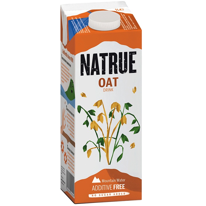 Sữa Yến mạch nguyên chất Natrue Oat drink hộp 1L