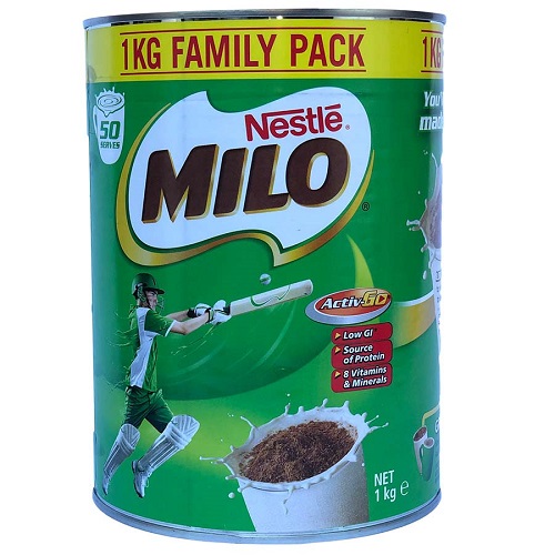 Sữa bột dinh dưỡng Nestle Milo Úc hộp 1kg