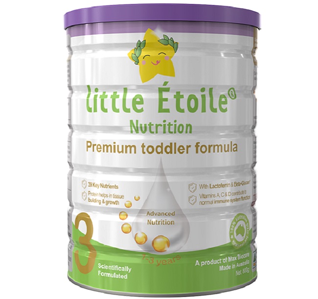 Sữa Ngôi sao nhỏ Little Étoile số 3 cho trẻ 1-3 tuổi, hộp 800g