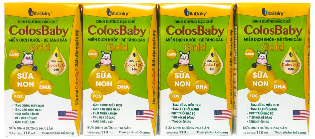 Sữa Colosbaby Gold hộp 110ml cho trẻ từ 1 tuổi