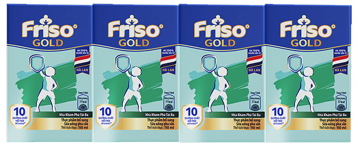 sữa bột pha sẵn Friso Gold hộp 110ml