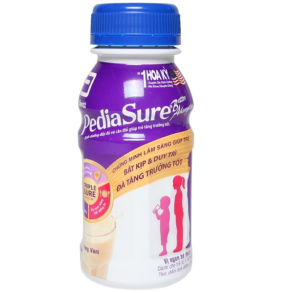 lốc sữa nước pediasure 6 chai 237ml cho trẻ biếng ăn